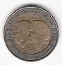 Euro - 2 Euro - Belgium - 2005 - Bi-Metallic Brass Center In Copper-Nickel Ring - KM# 240 - 25.75 mm - 0